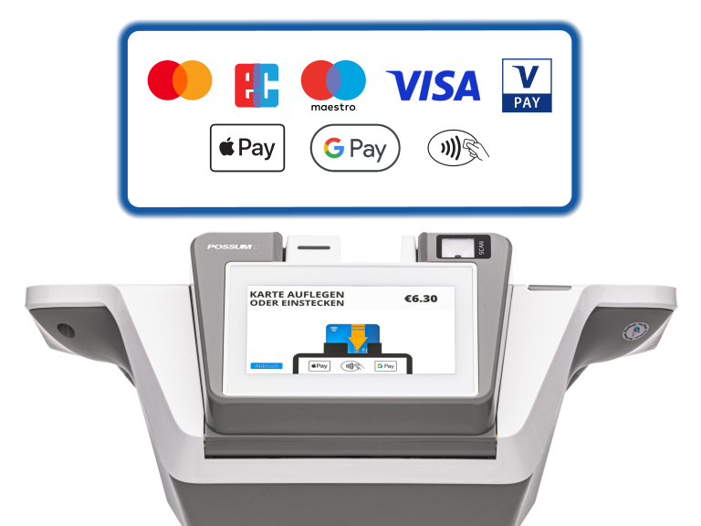 All-in-One Kassensystem POSSUM12 EC-Cash Kartenzahlung